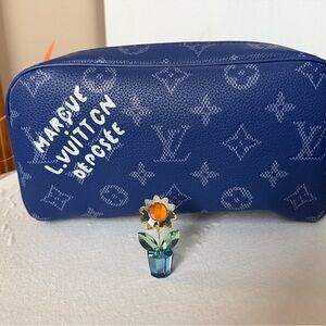 NEW Blue Cosmetic Toiletry Travel Bag